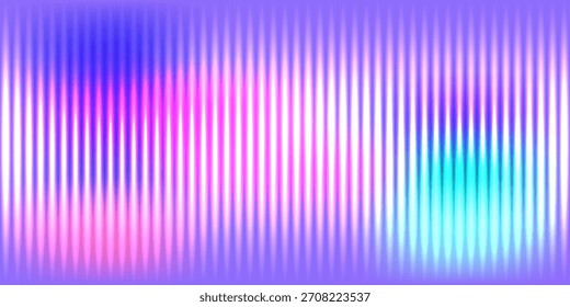 Abstract glowing vertical light streaks pattern, vibrant pink blue purple