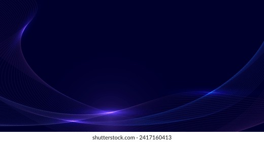 Abstract glowing wave background. Futuristic technology and innovation future concept, Network connection, AI, communication, big data. Pattern for banner, poster, website. Vector eps10.