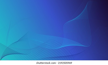 abstract glowing wave background, line moving element