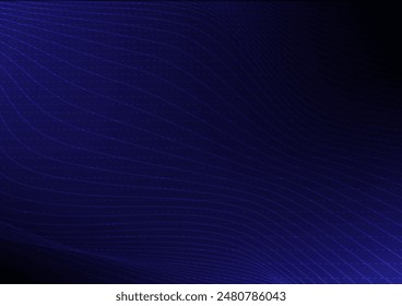 Abstract glowing wave lines, dynamic wave pattern, futuristic technology concept, suitable for banner, presentation, wallpaper.