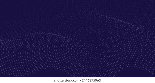 Abstract glowing wave lines on dark background. Dynamic wave pattern. Modern gradient flowing wavy lines. Futuristic technology concept. Suit for banner, poster, brochure, cover, wavy modern abstract
