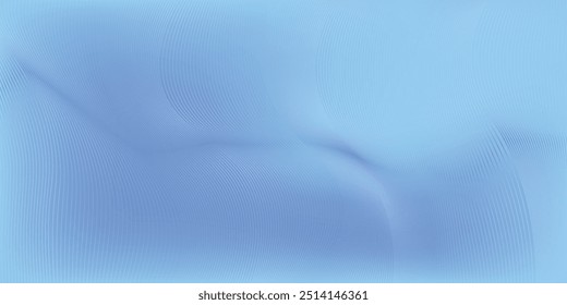 Líneas de onda brillantes Abstractas sobre fondo azul oscuro. Patrón de onda dinámica. Líneas onduladas que fluyen modernas. Concepto de tecnología futurista. Traje para el Anuncio, cartel,