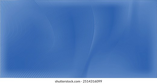 Abstract glowing wave lines on dark blue background. Dynamic wave pattern. Modern flowing wavy lines. Futuristic technology concept. Suit for banner, poster,