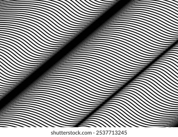 Abstract glowing wave lines on white background. Dynamic wave pattern. Modern flowing wavy lines. Futuristic technology concept. Suit for banner, poster, cover, brochure, flyer, website