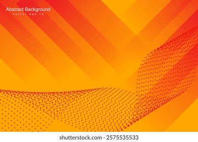 Abstract glowing wave lines on dark blue background. Dynamic wave pattern. Modern flowing wavy lines. Futuristic technology concept. Suit for banner, poster, cover, brochure, flyer, website