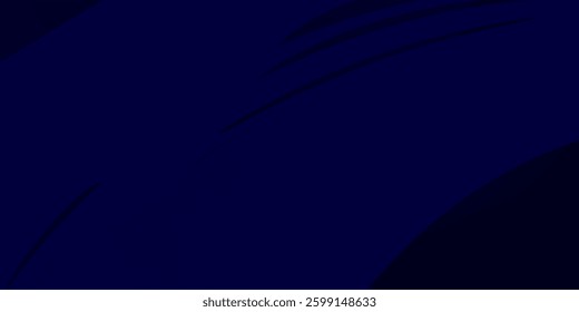 Abstract glowing wave lines on dark blue background. Dynamic wave pattern. Modern flowing wavy lines. Futuristic technology concept, Suit for banner.