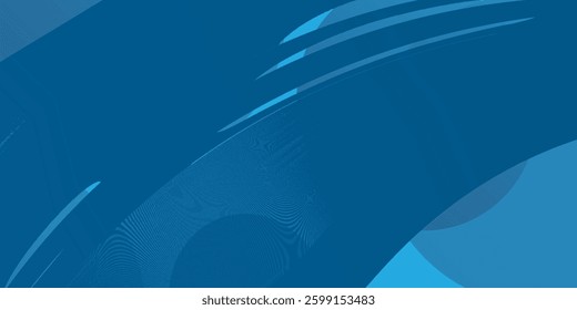 Abstract glowing wave lines on dark blue background. Dynamic wave pattern. Modern flowing wavy lines. Futuristic technology concept, Suit for banner.