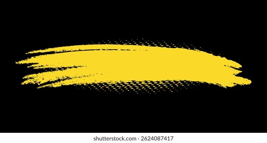 Abstract glowing wave lines on black background. Shiny moving lines design element.