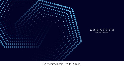 Abstract glowing wave lines on dark blue background. Dynamic wave pattern. Modern flowing wavy lines. Futuristic technology concept. Suit for banner, poster, cover, brochure, flyer, website