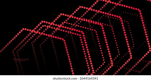 Abstract glowing wave lines on dark blue background. Dynamic wave pattern. Modern flowing wavy lines. Futuristic technology concept. Suit for banner, poster, cover, brochure, flyer, website