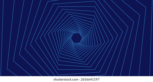 Linhas de onda brilhantes abstratas em fundo azul escuro. Padrão de onda dinâmico. Modernas linhas onduladas fluindo. Conceito de tecnologia futurista. eps10