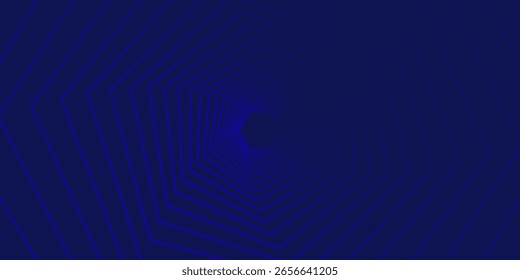 Abstract glowing wave lines on dark blue background. Dynamic wave pattern. Modern flowing wavy lines. Futuristic technology concept. eps10
