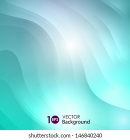 Abstract glowing wavy background. Vector eps 10.