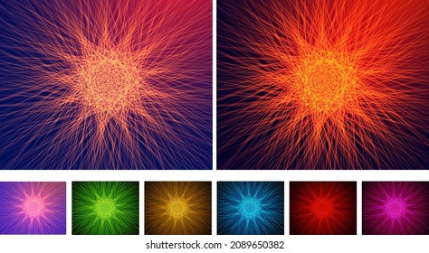 Abstract Glowing Web Wallpaper Background
