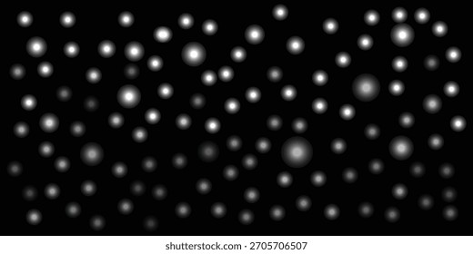 Fondo blanco brillante Abstractas de las luces de Bokeh con el desenfoque suave