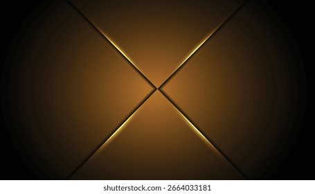 Abstractas marco brillante en forma de X sobre un fondo degradado oscuro con bordes iluminados. Perfecto para tecnología, ciencia ficción, conciertos, eventos, moda y temas de diseño moderno.