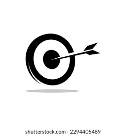 abstract goal target vector logo