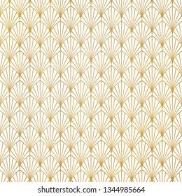 Abstract gold art deco pattern luxury design background. You can use for premium background, ad, poster, cover design, presentation. illustration vector eps10
