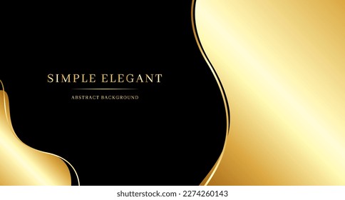 Resumen de fondo dorado, patrón de banner dorado. Vector Eps10