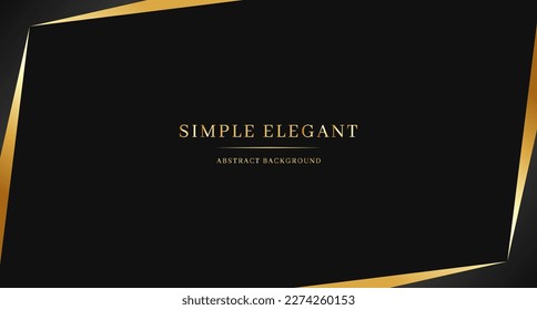 Abstract gold background, gold banner template. Vector Eps10