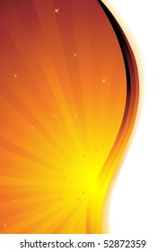 Abstract gold background. Clip-art