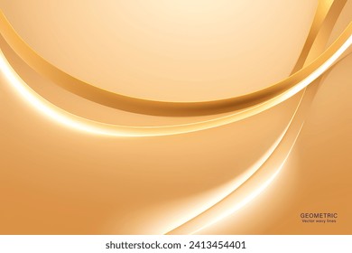 Abstract Gold Background. colorful wavy design wallpaper. creative graphic 2 d illustration. trendy fluid cover with dynamic shapes flow.