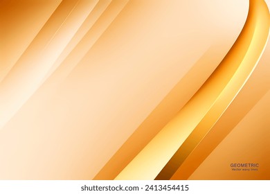 Abstract Gold Background. colorful wavy design wallpaper. creative graphic 2 d illustration. trendy fluid cover with dynamic shapes flow.