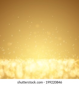 Abstract gold background with copy space