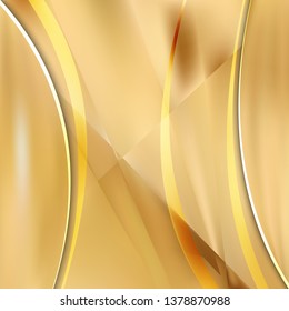 Abstract Gold Background Design