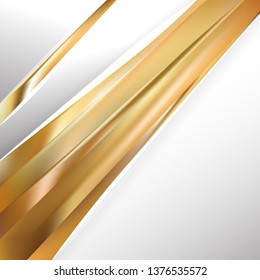 Abstract Gold Background Design Template