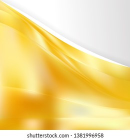 Abstract Gold Background Design Template Illustration