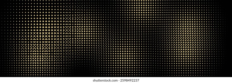 abstract gold background with dynamic waves layer