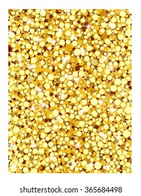 Abstract gold background. Gold glitter.