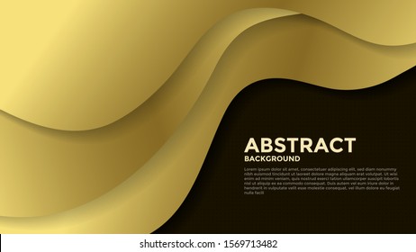 Abstract gold background . isolated on dark background. Vector Illustration.Eps 10