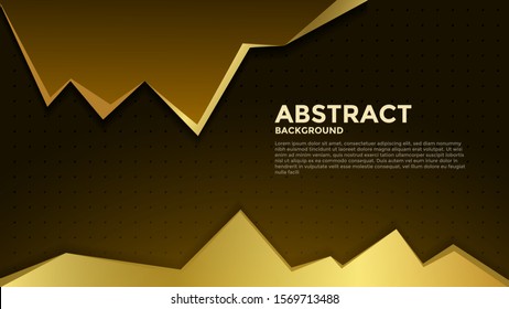 Abstract gold background . isolated on dark background. Vector Illustration.Eps 10