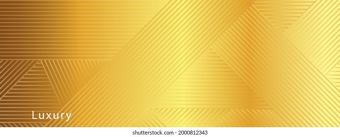 abstract gold background with lines, can be for banner, template banner.