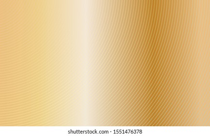 Abstract gold background with lines and circles. Vector illustration EPS10