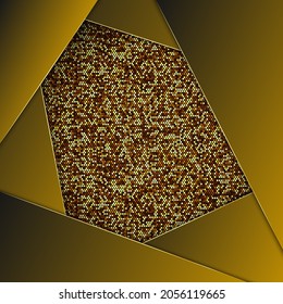 Abstract gold background luxury with golden glittering. Vector illustration.Eps10
