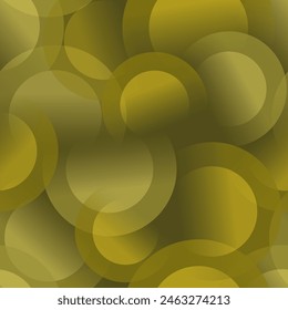 Abstract gold background seamless circular pattern.