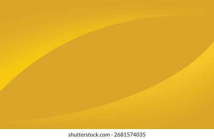 Plano de fundo dourado abstrato com vetor de curvas sutis
