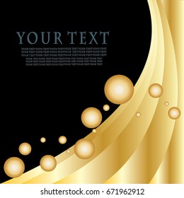 Abstract gold Background Vector