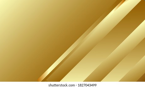 Fondo de oro abstracto, diseño de ilustración vectorial para presentación, tarjeta y decoración