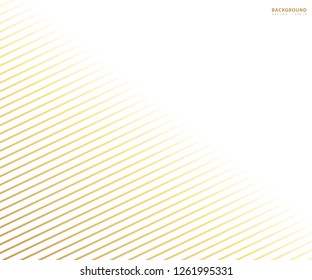 Abstract gold background, vector template for your ideas, monochromatic lines texture