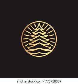  Abstract gold beauty industry and fashion logo,Identity for beauty, ecological cosmetics business,companies and clinics. Linear trend style. Concept of unusual abstract luxury.
