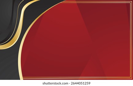 Abstractas diseño de fondo negro de oro para el certificado de premio