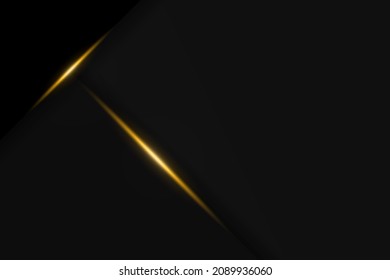 Resumen de fondo negro de oro diseño innovador de diseño de patrones de tecnología