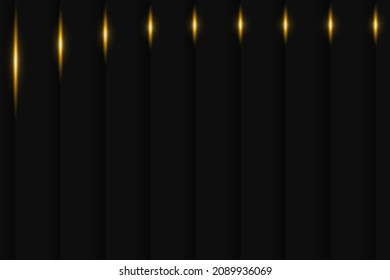 Abstract gold black background innovative technology concept pattern design