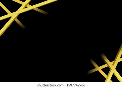 Abstract Gold and Black Background Template