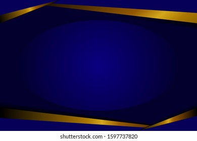 Abstract Gold With Blue