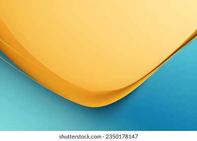 Abstract gold and blue geometric background. Dynamic shapes composition. Vector illustration.